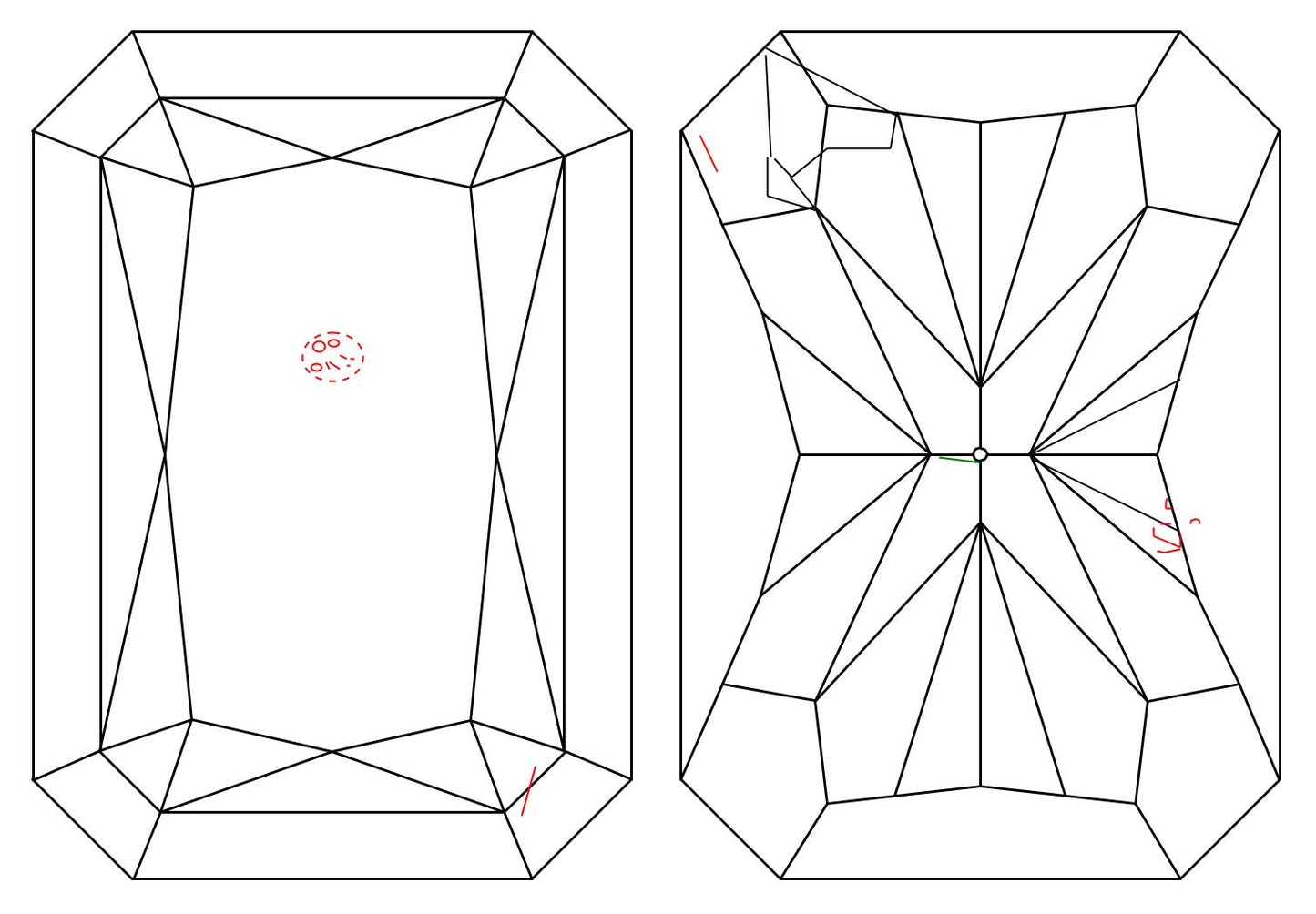 GIA 1 E-VS2 Radiant Diamond