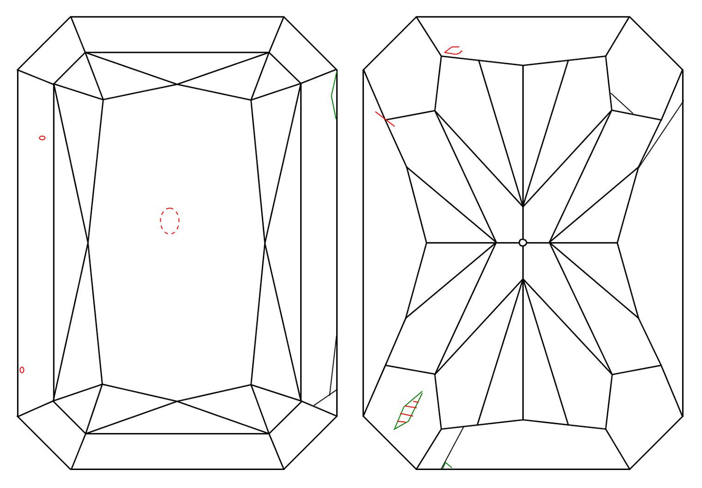 GIA 1.02 F-VS2 Radiant Diamond