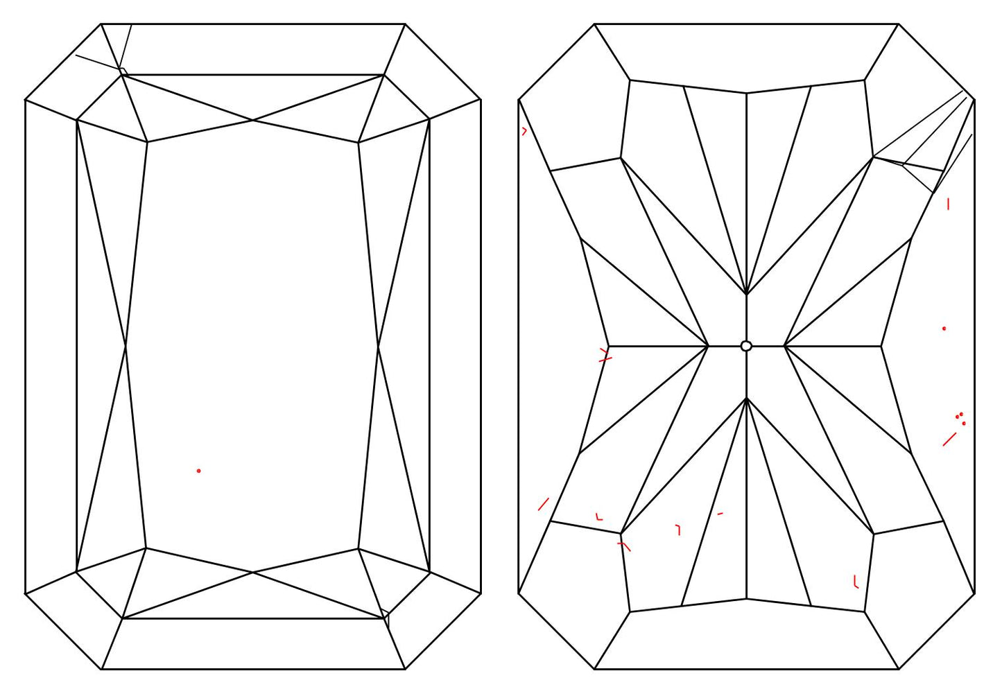 GIA 1 F-VS2 Radiant Diamond