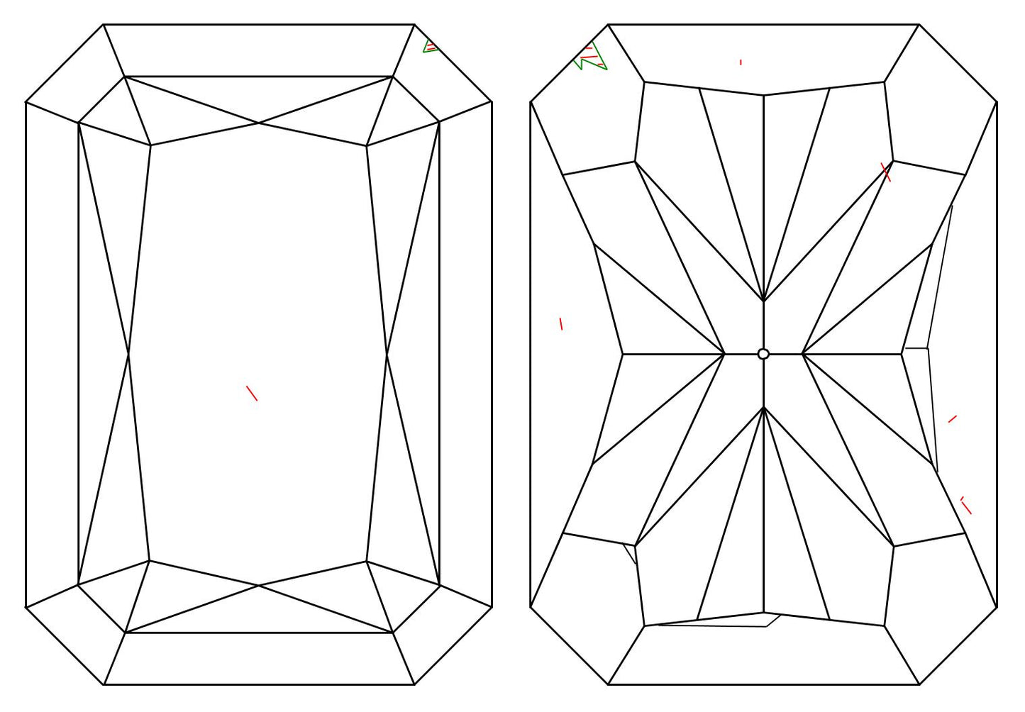 GIA 1 F-VS2 Radiant Diamond