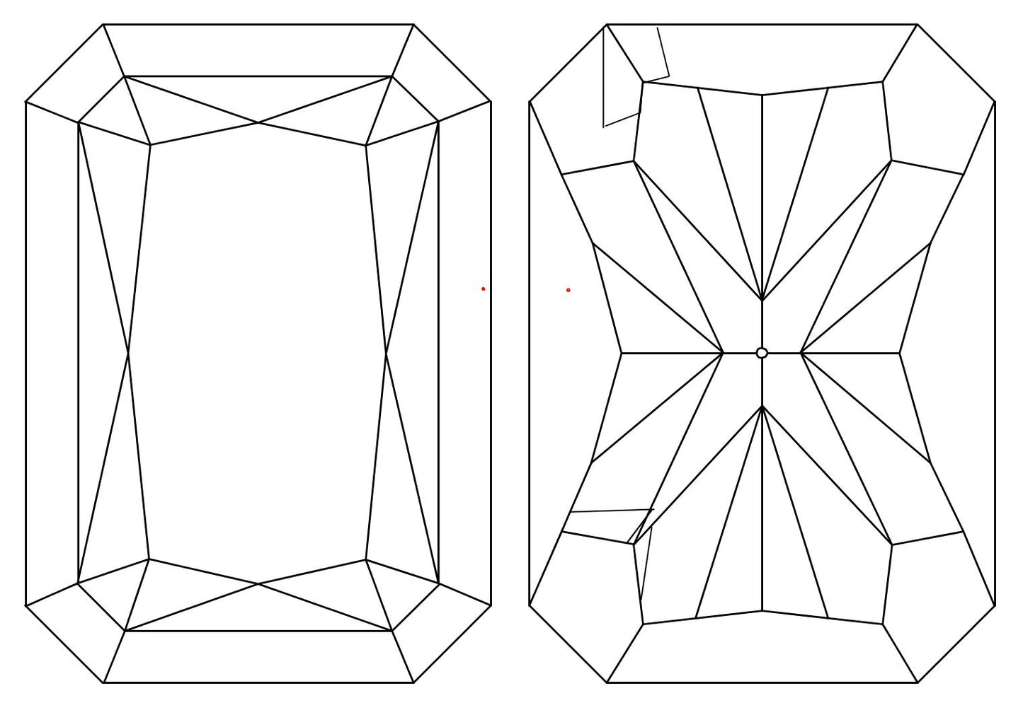 GIA 1.01 F-VVS2 Radiant Diamond