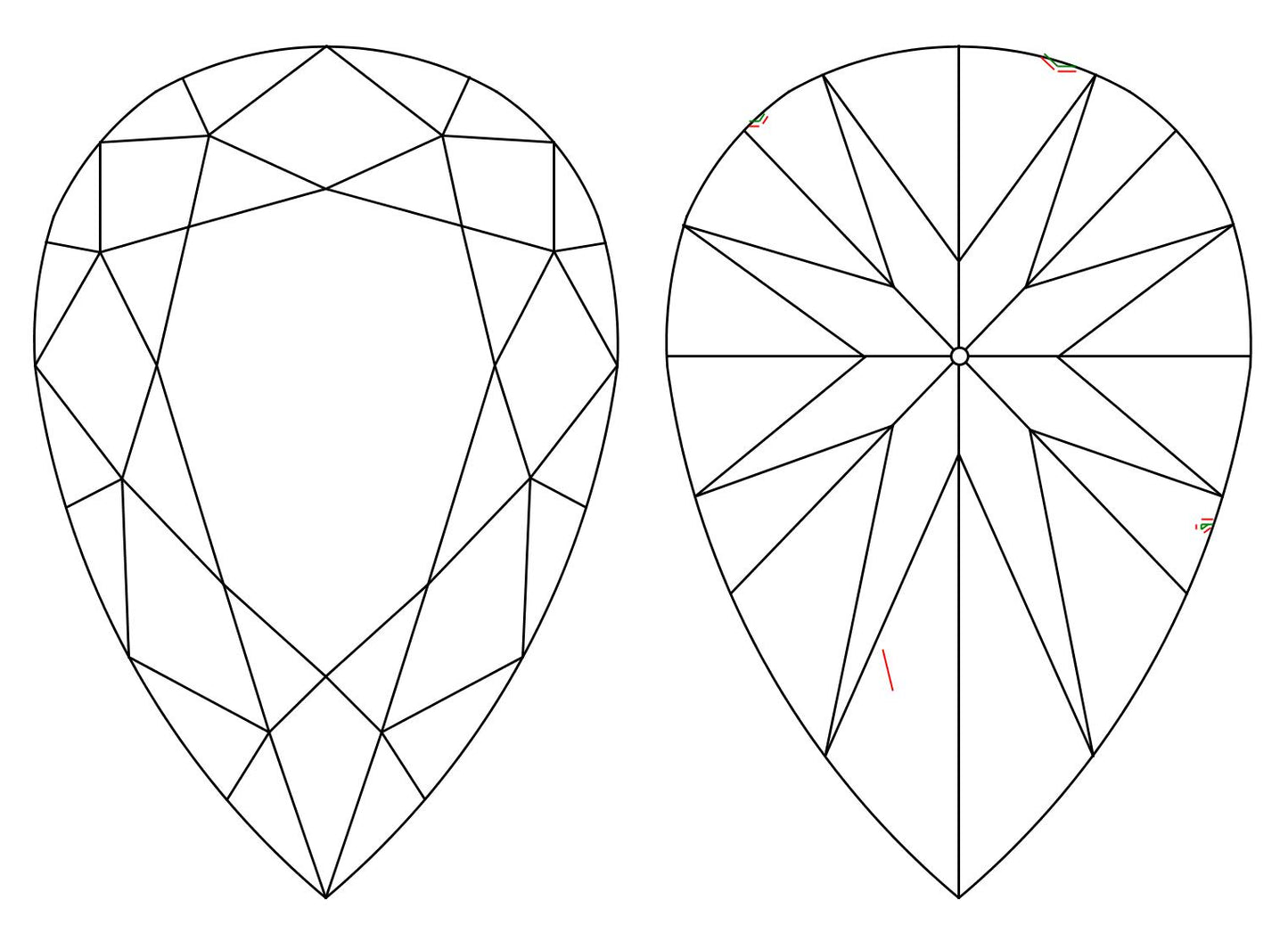 GIA 1 K-VS1 Pear Diamond