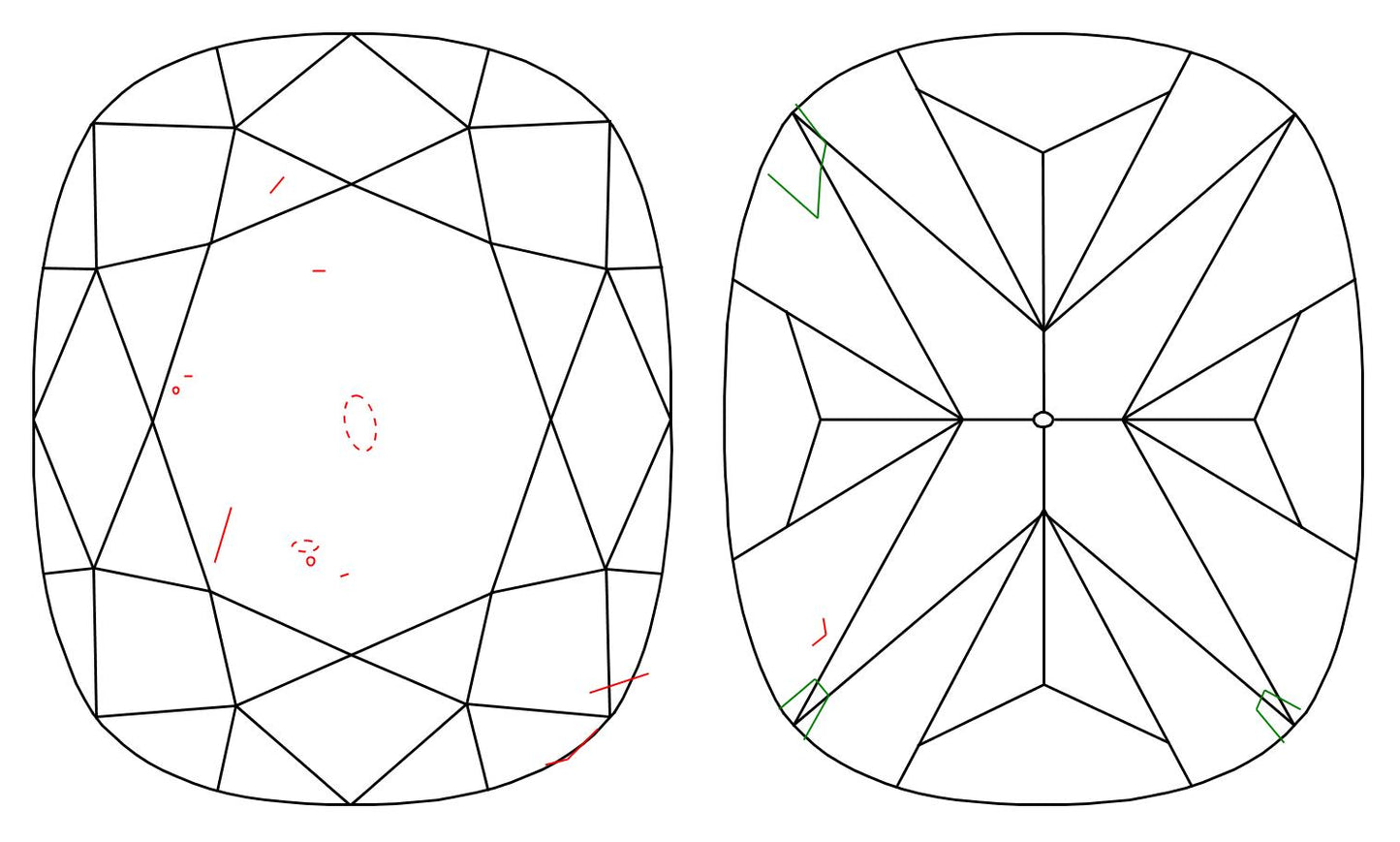 GIA 1 F-VS2 Cushion Diamond
