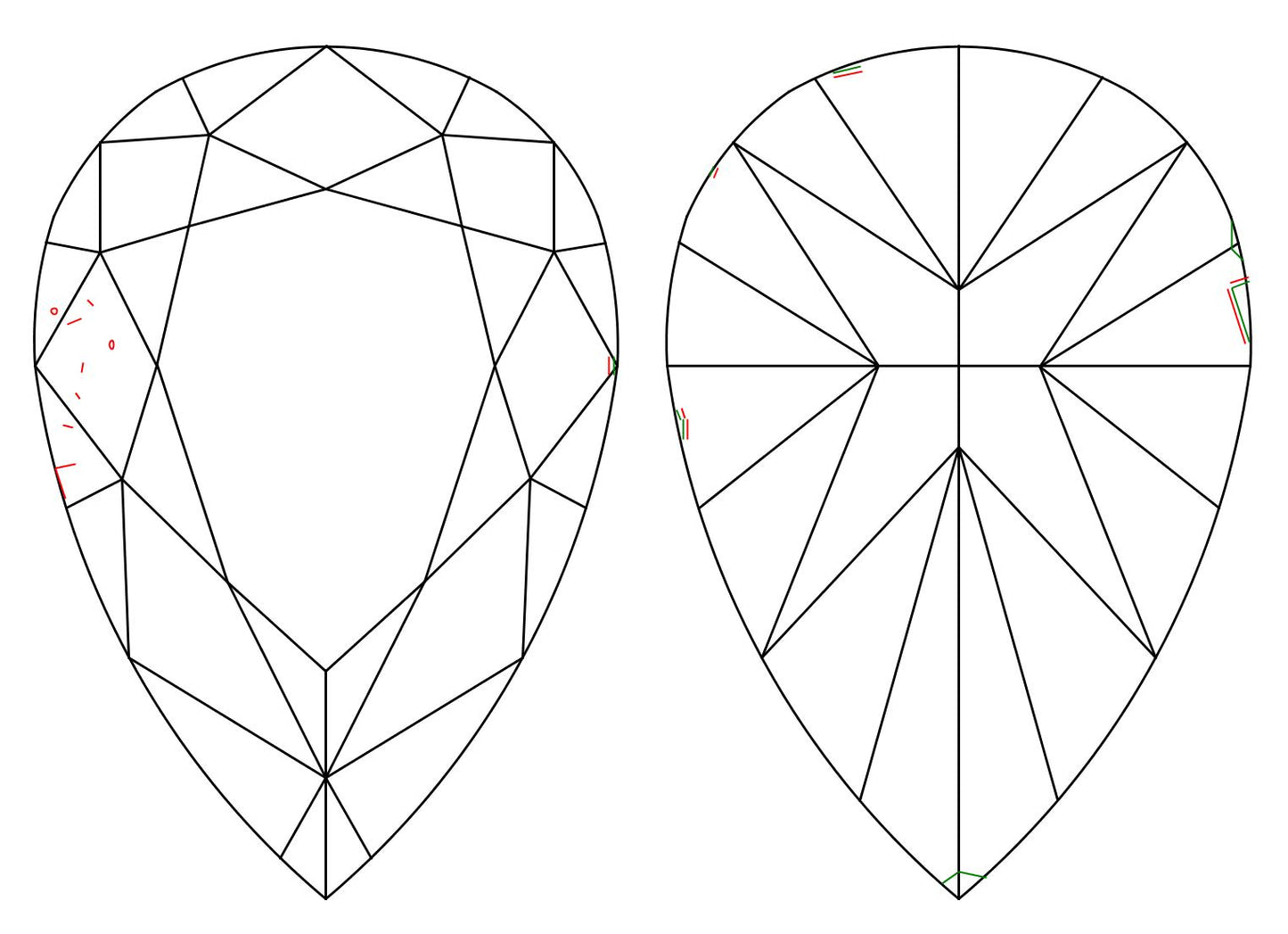GIA 2.02 H-VS2 Pear Diamond