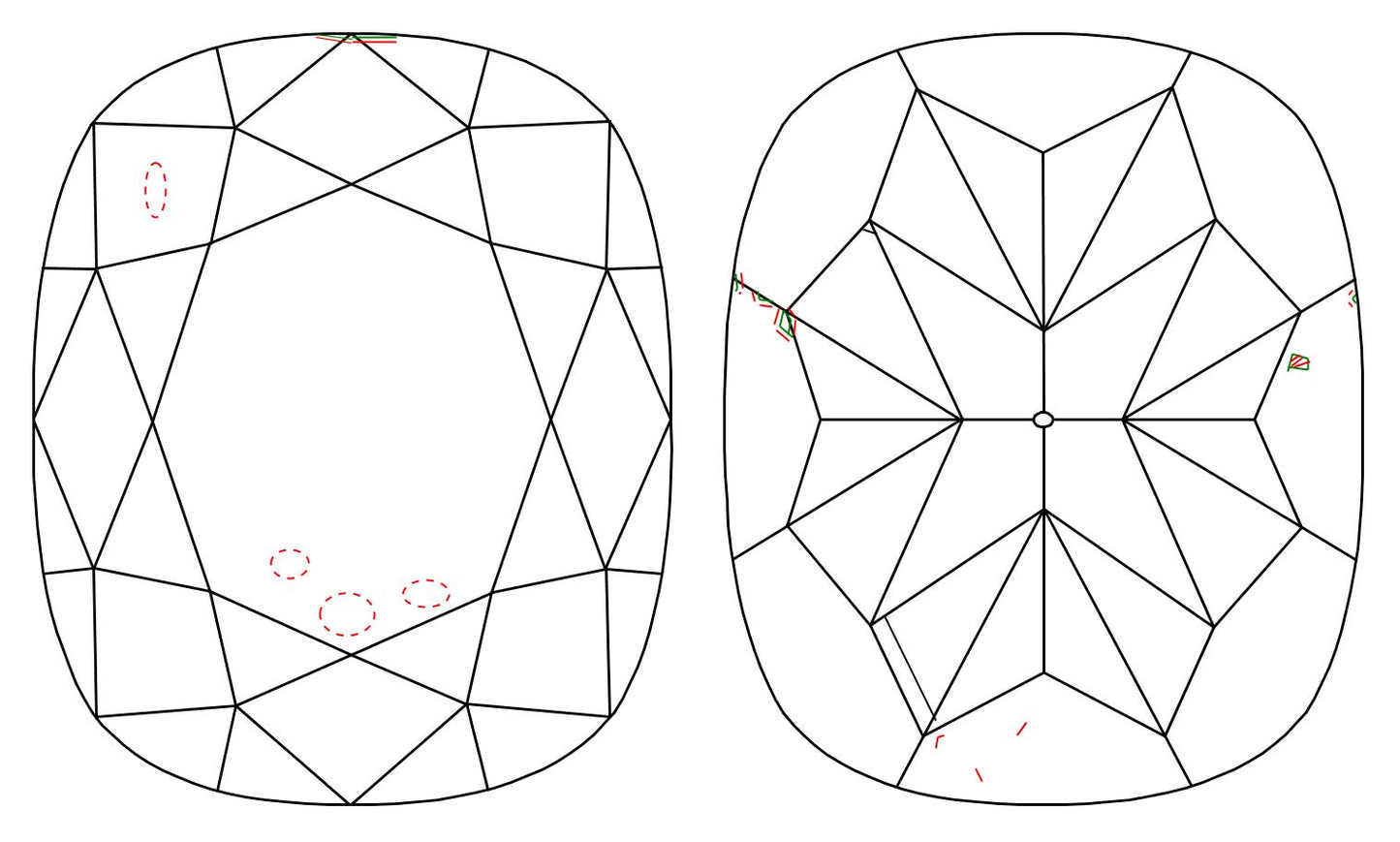 GIA 1.02 E-SI1 Cushion Diamond