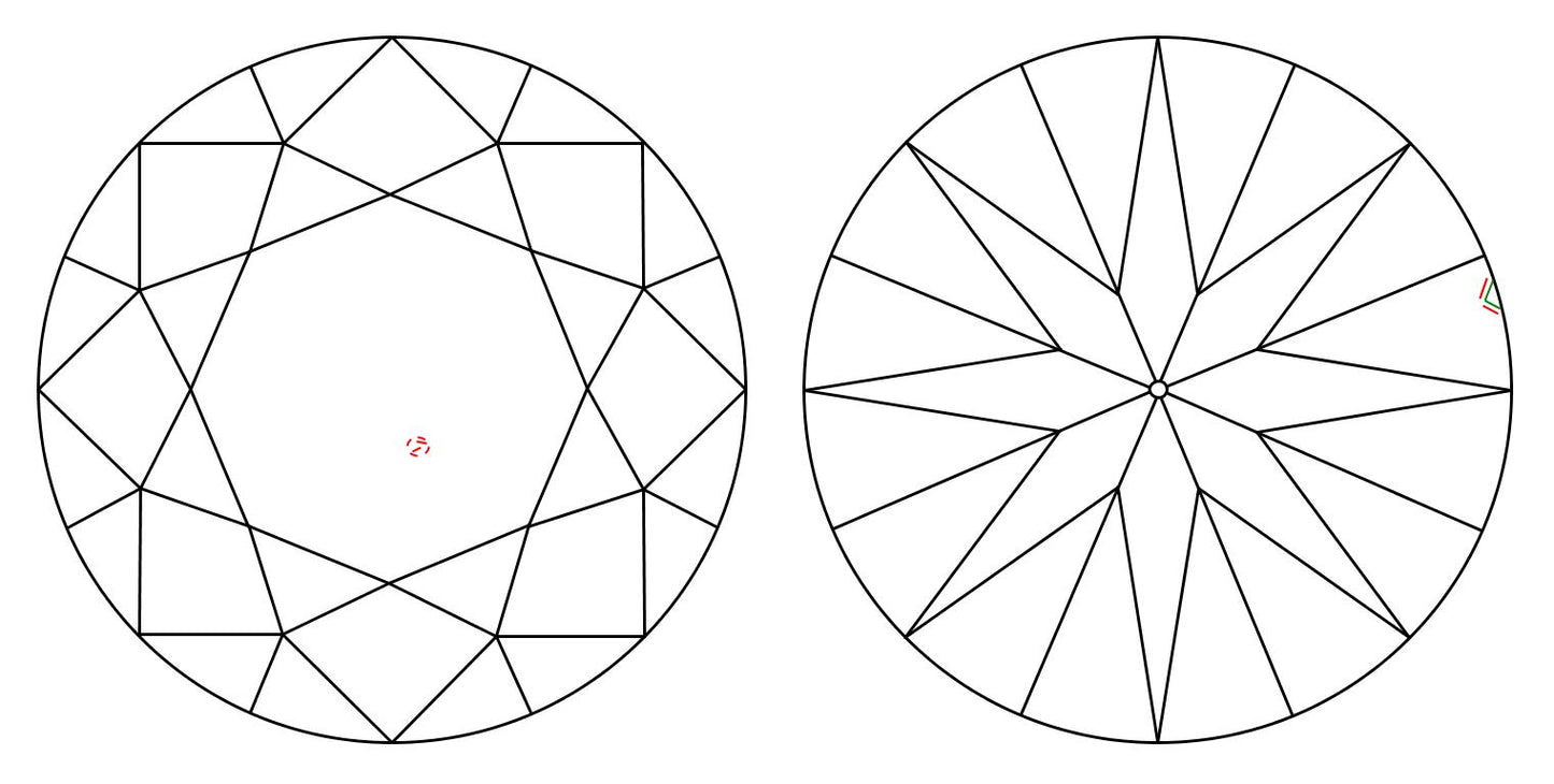GIA 1.53 M-VVS2 Round Diamond
