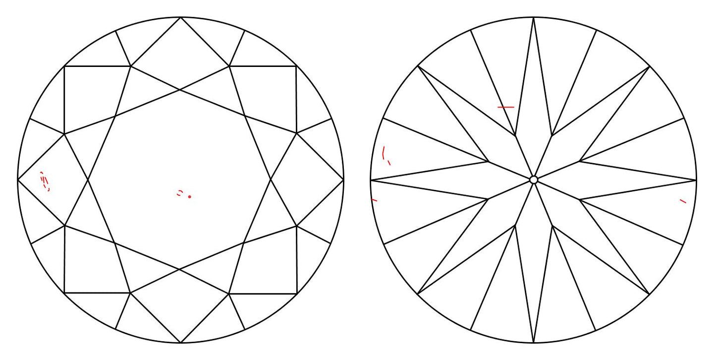 GIA 1.04 H-VVS2 Round Diamond