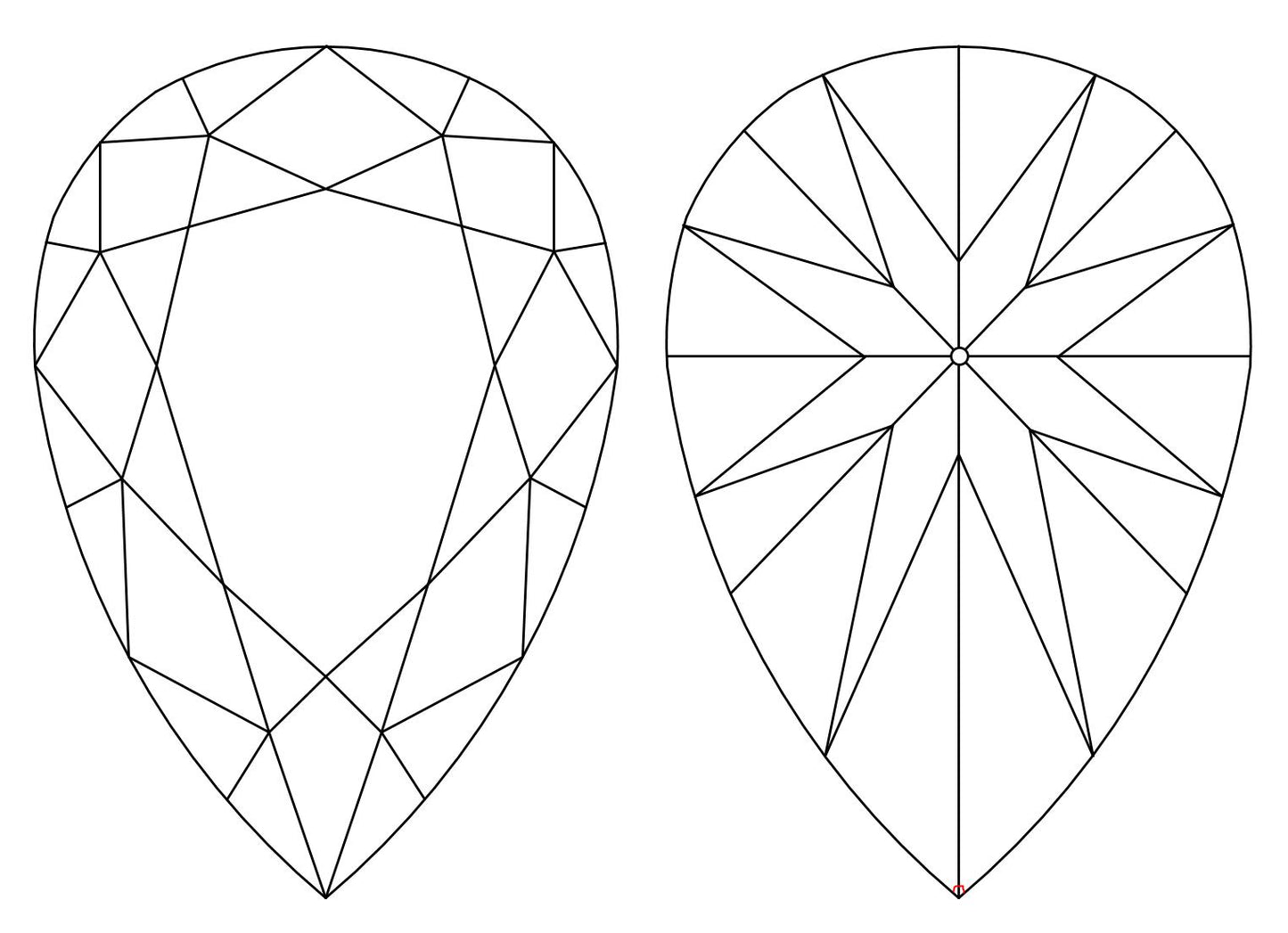 GIA 10.02 G-VVS1 Pear Diamond