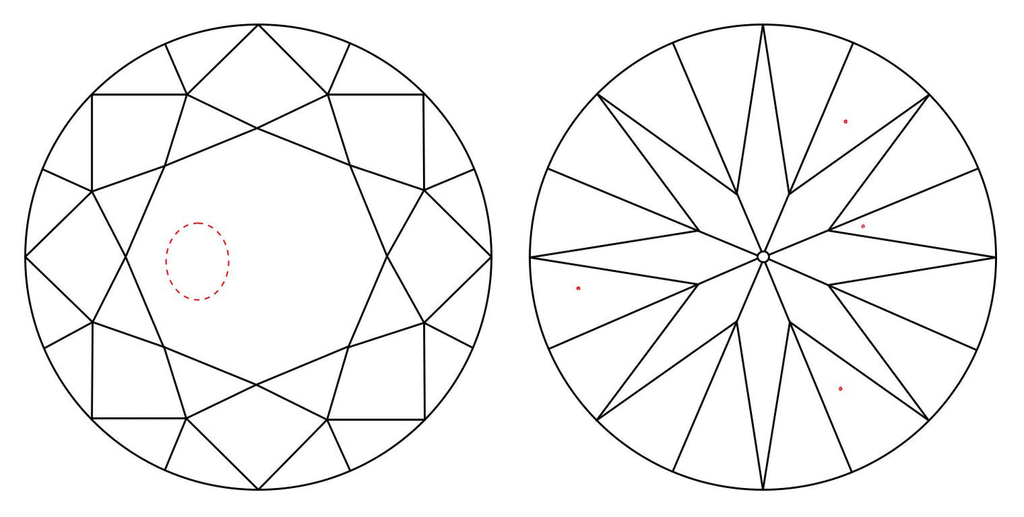 GIA 2.68 D-VVS2 Round Diamond