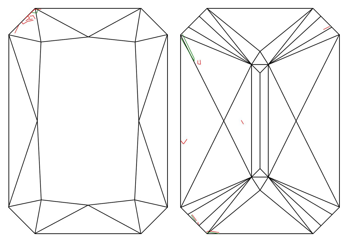 GIA 1.01 E-SI1 Radiant Diamond