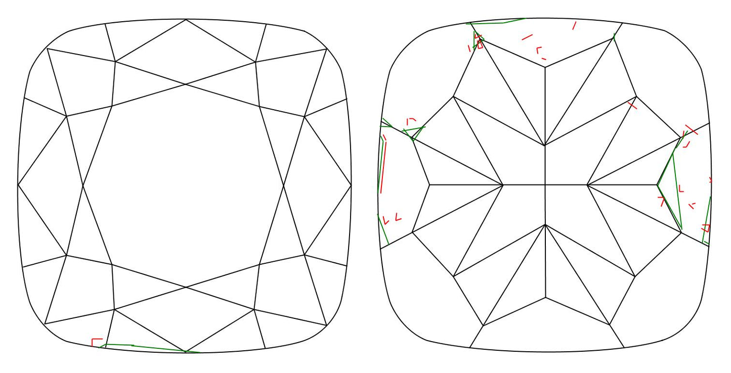 GIA 1.58 I-VS2 Cushion Diamond