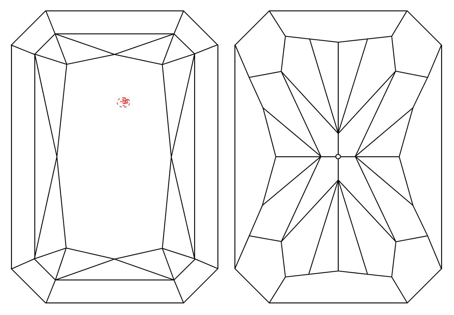 GIA 1 F-VS2 Radiant Diamond