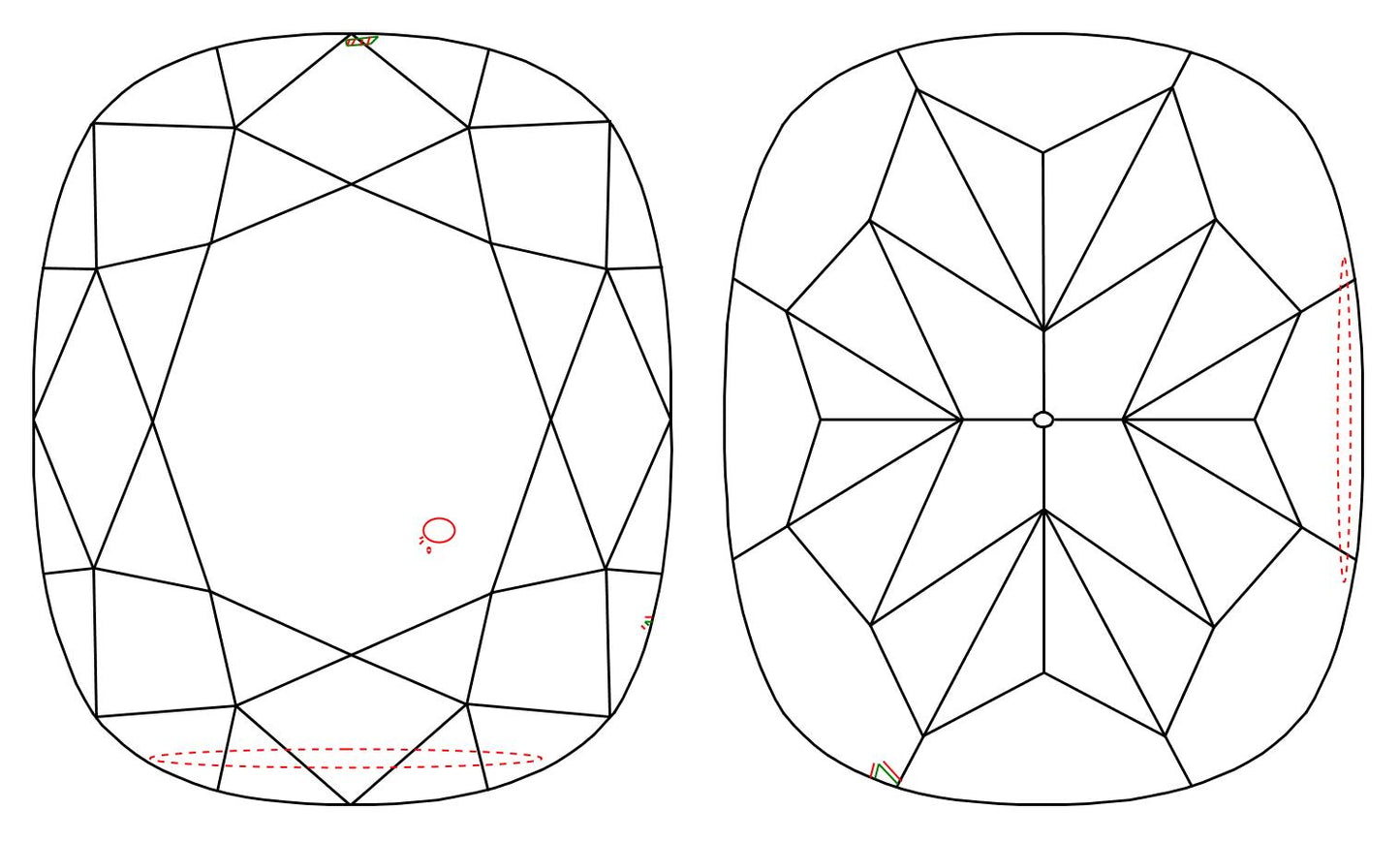 GIA 1.01 E-SI1 Cushion Diamond