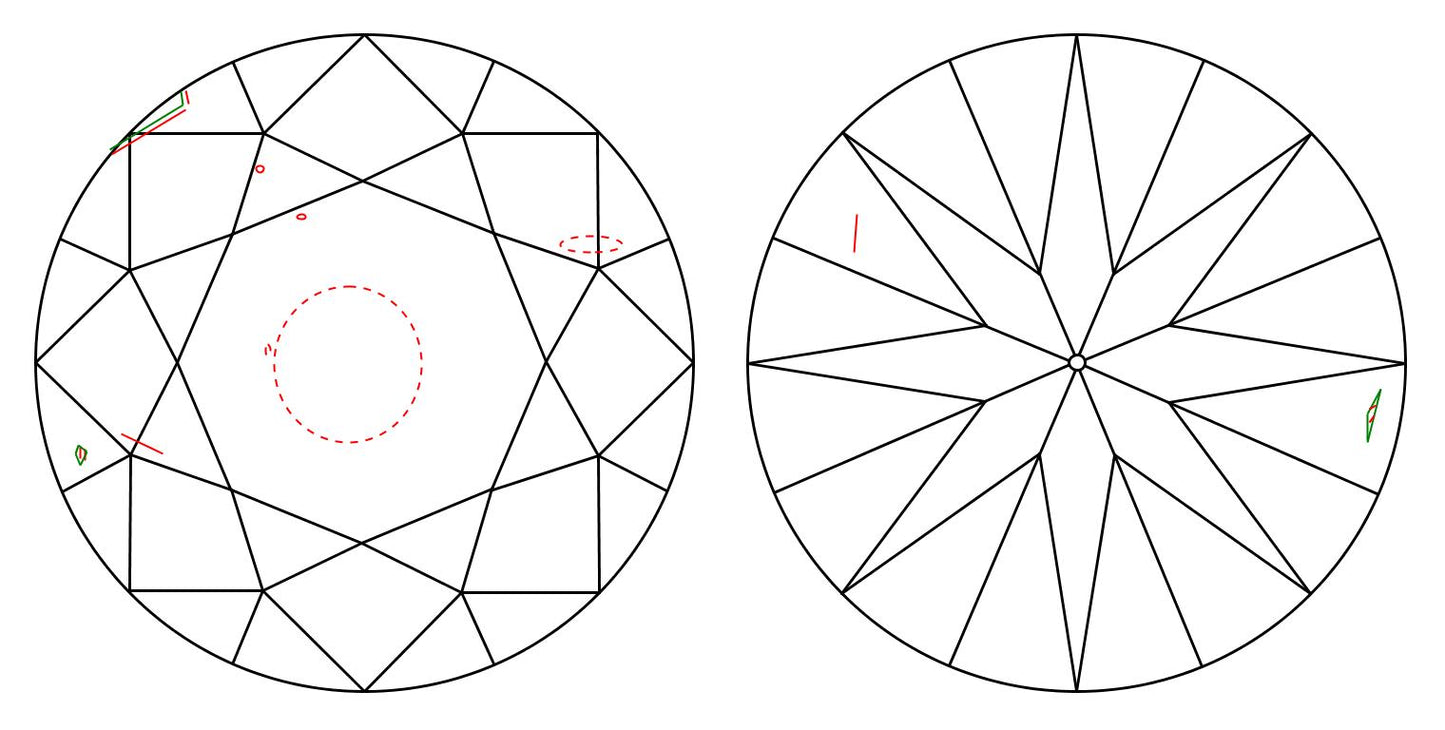 GIA 1 I-SI1 Round Diamond