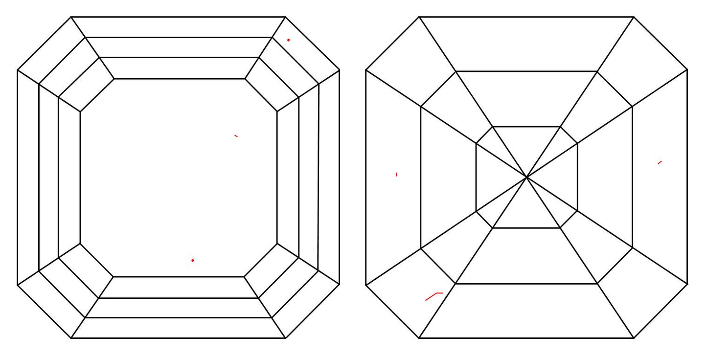 GIA 1.03 J-VS1 Asscher Diamond