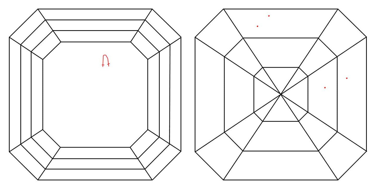 GIA 1.03 J-VS1 Asscher Diamond