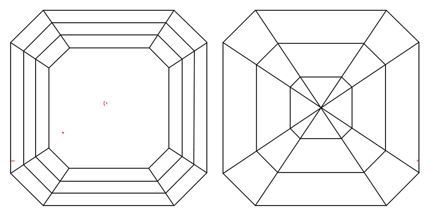 GIA 1.03 J-VS1 Asscher Diamond