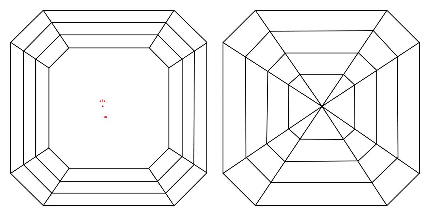GIA 1.02 I-VS1 Asscher Diamond