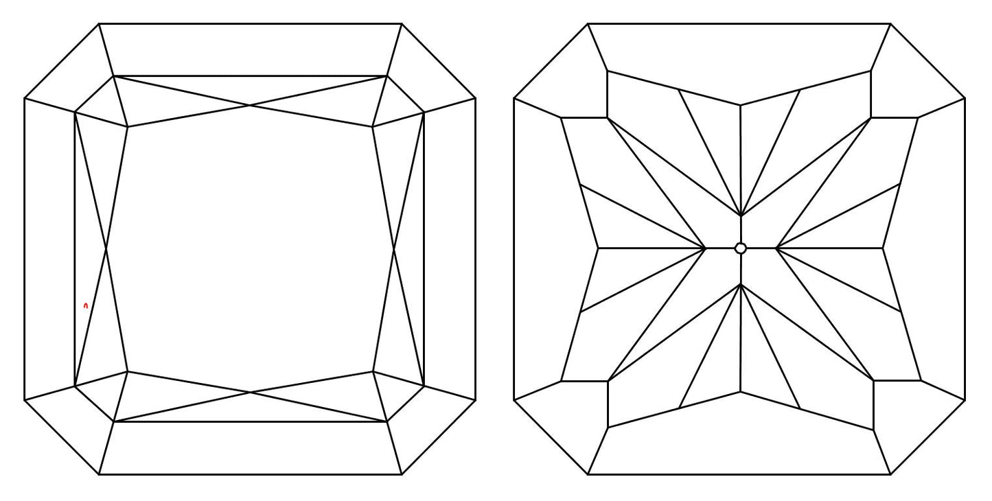 GIA 1.12 I-VVS2 Radiant Diamond