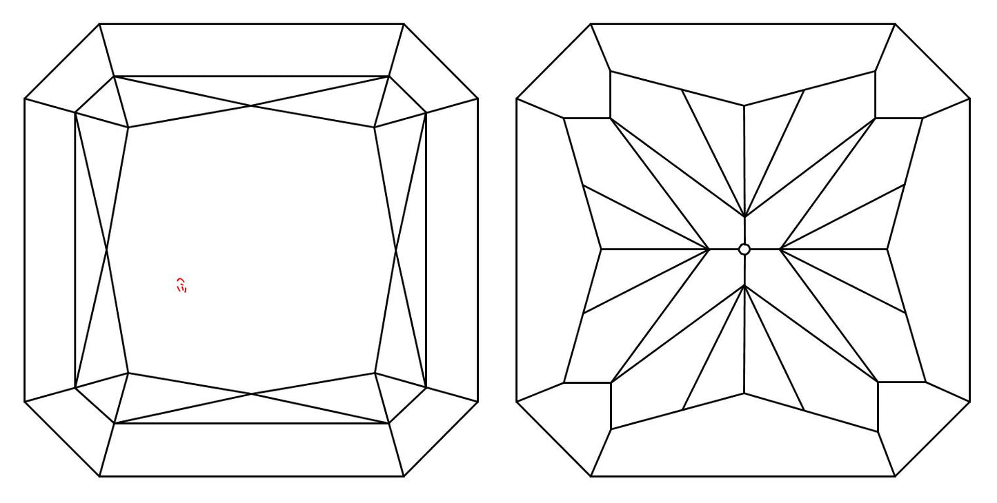 GIA 1.13 D-VVS2 Radiant Diamond