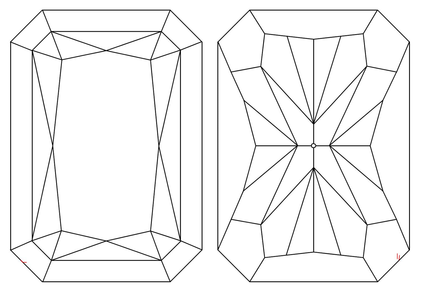 GIA 1.04 D-VS1 Radiant Diamond