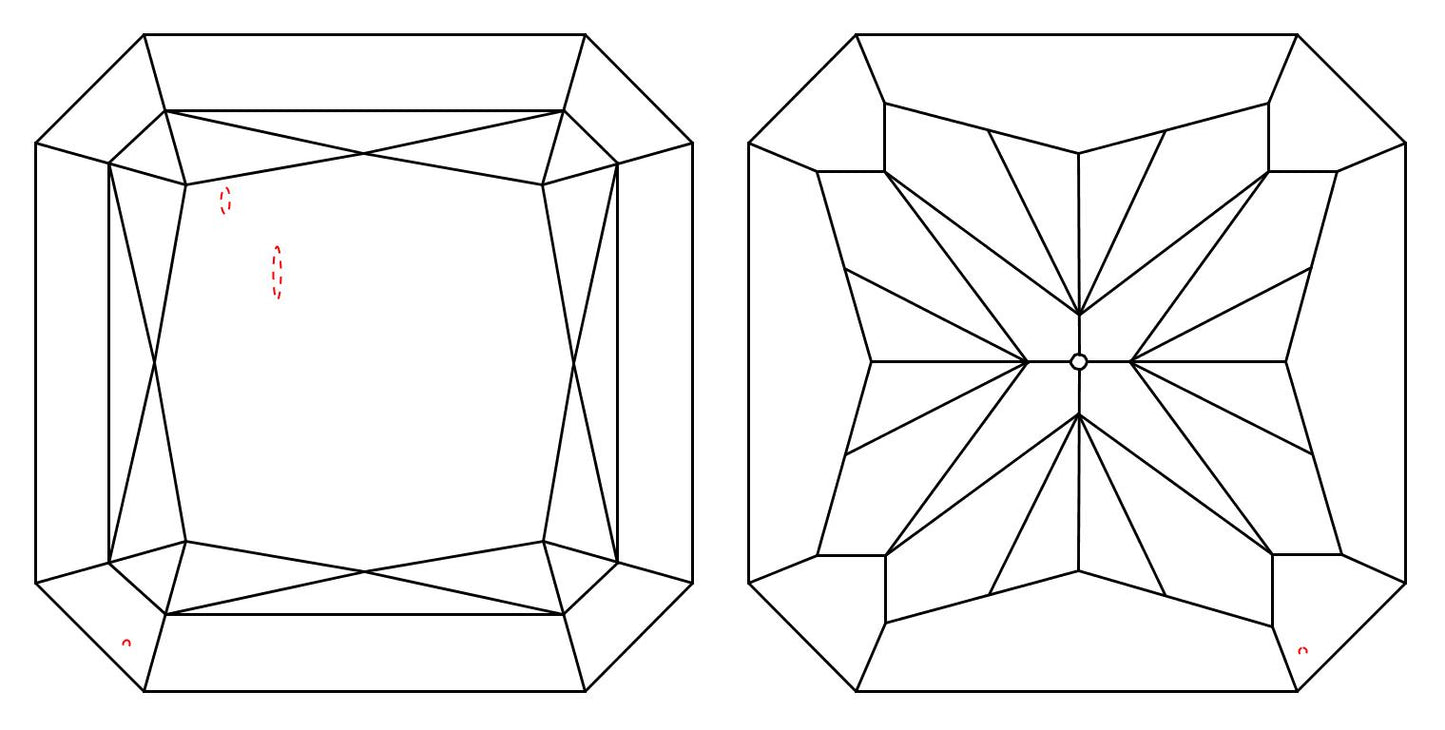 GIA 1 G-VS1 Radiant Diamond