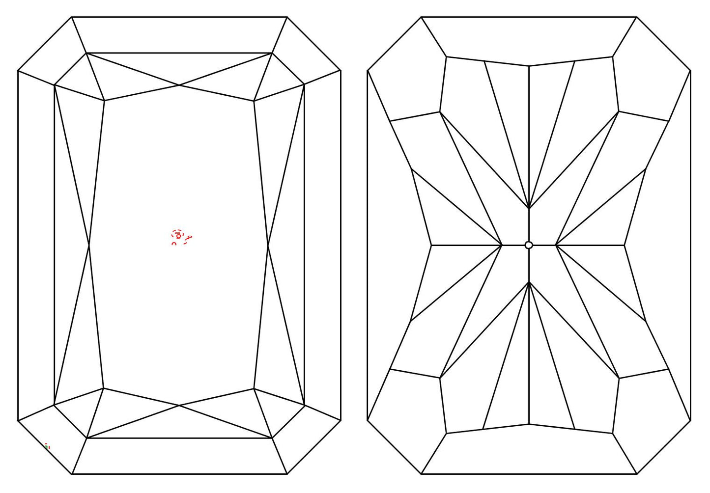 GIA 1.01 E-VS1 Radiant Diamond