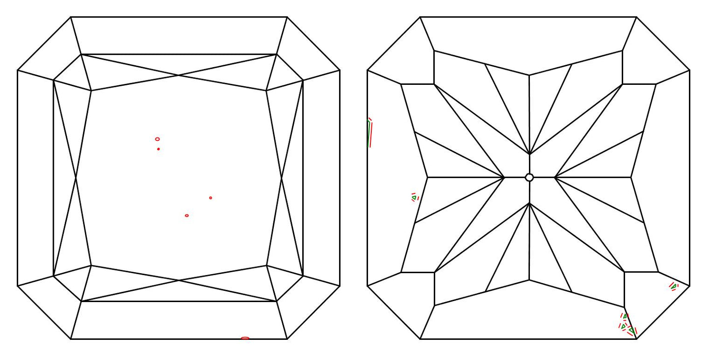 GIA 1 G-VS1 Radiant Diamond