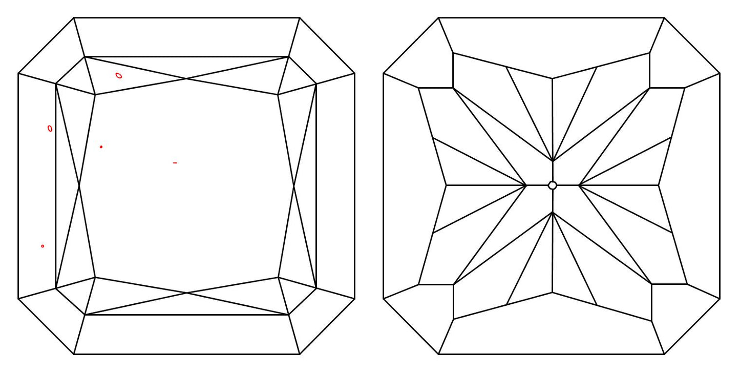 GIA 1 E-VS2 Radiant Diamond