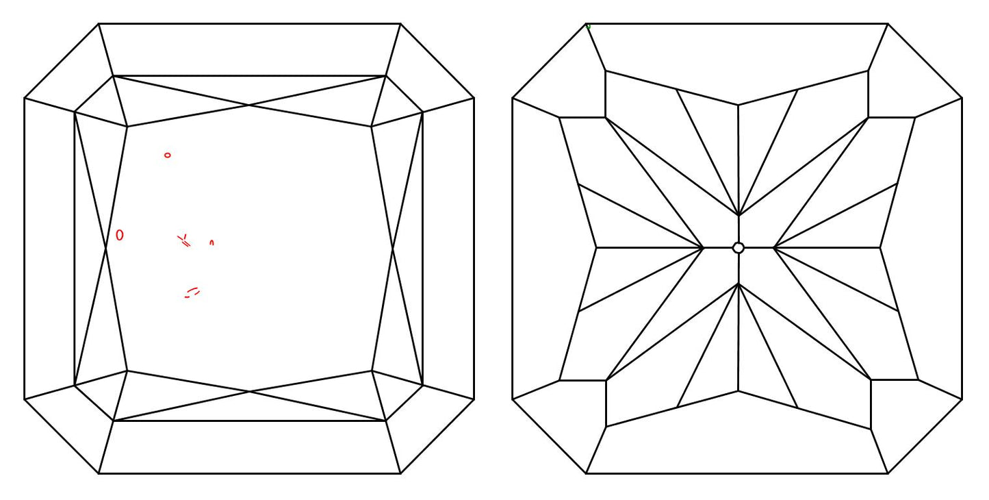 GIA 1 G-VS1 Radiant Diamond