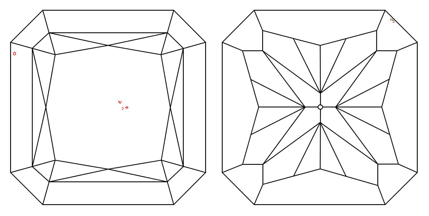 GIA 1 G-VS1 Radiant Diamond