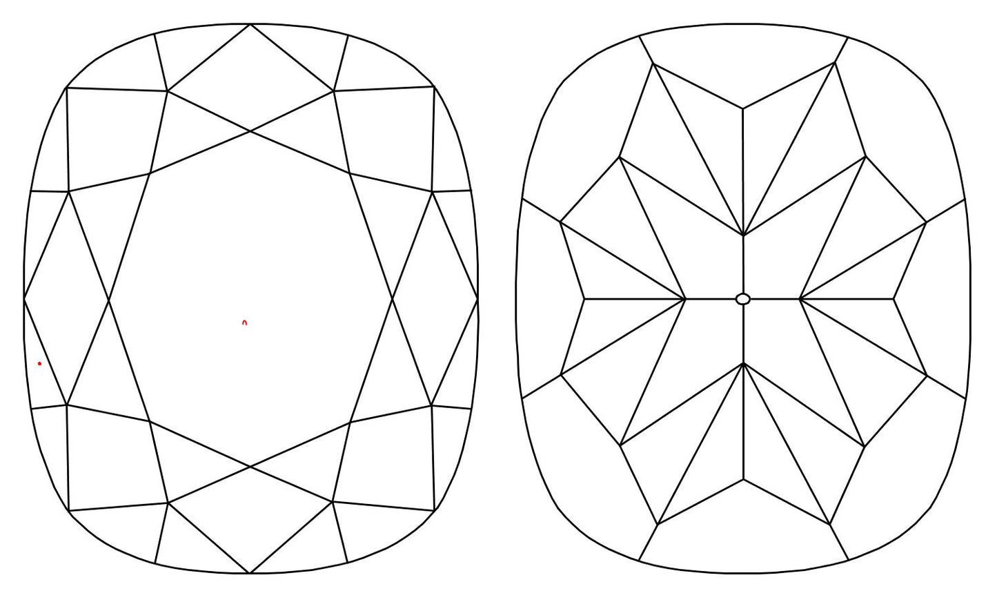GIA 1.04 E-VVS2 Cushion Diamond