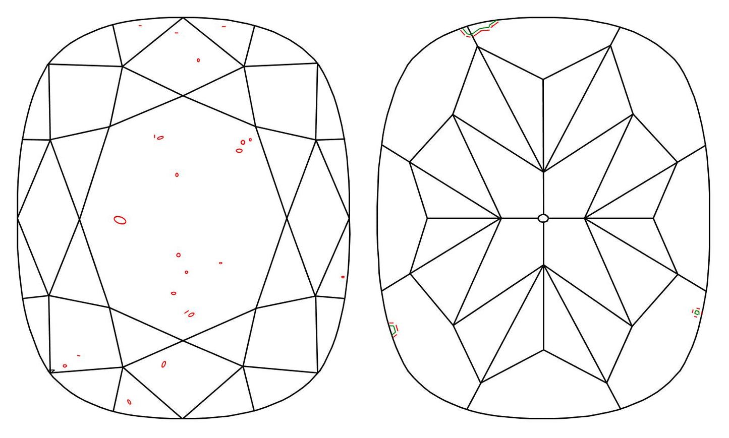 GIA 1.04 H-VS2 Cushion Diamond