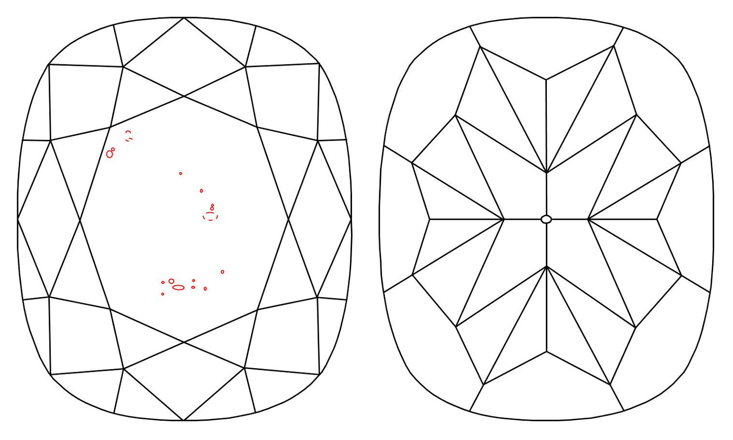 GIA 1.01 F-SI1 Cushion Diamond