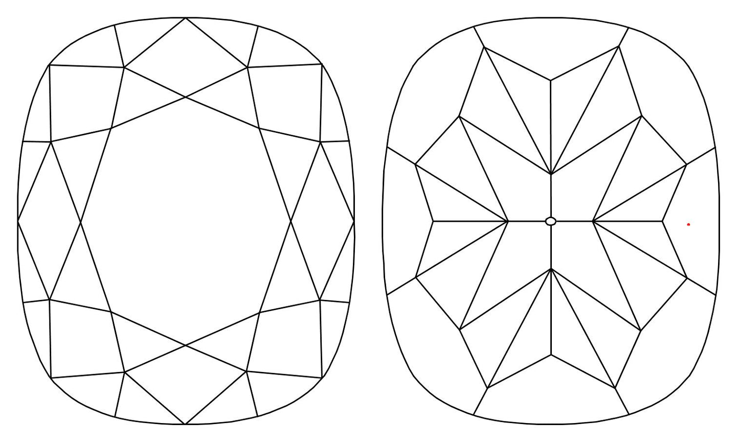 GIA 1.02 I-VVS1 Cushion Diamond