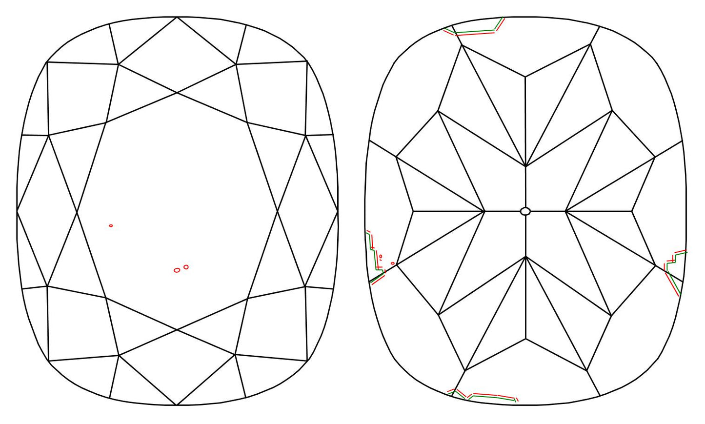 GIA 1.02 K-VS2 Cushion Diamond