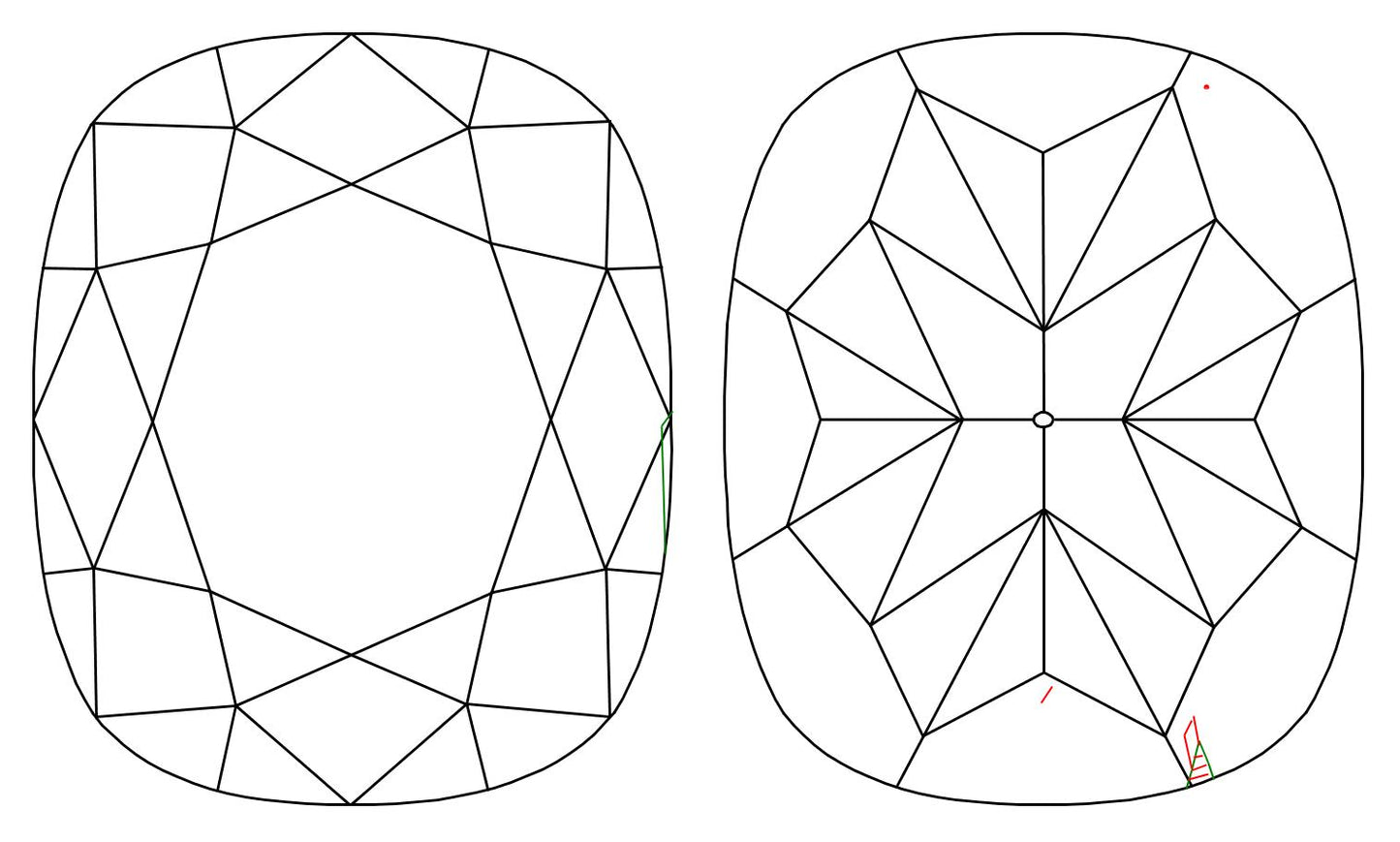 GIA 1.01 F-SI1 Cushion Diamond
