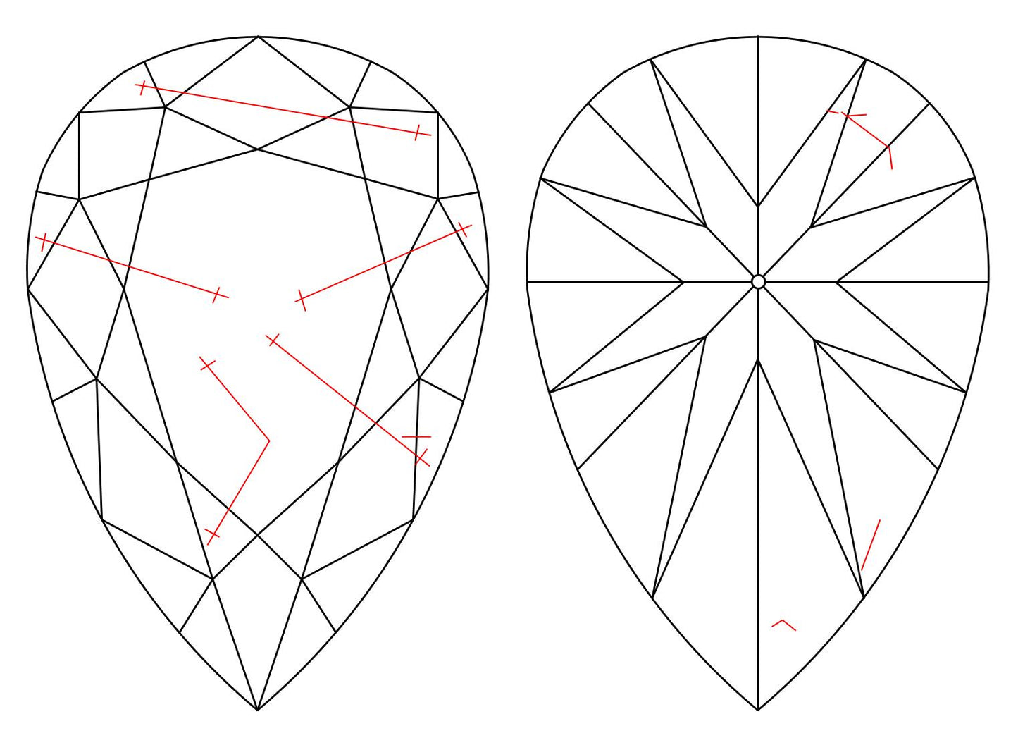 GIA 2.02 I-SI2 Pear Diamond