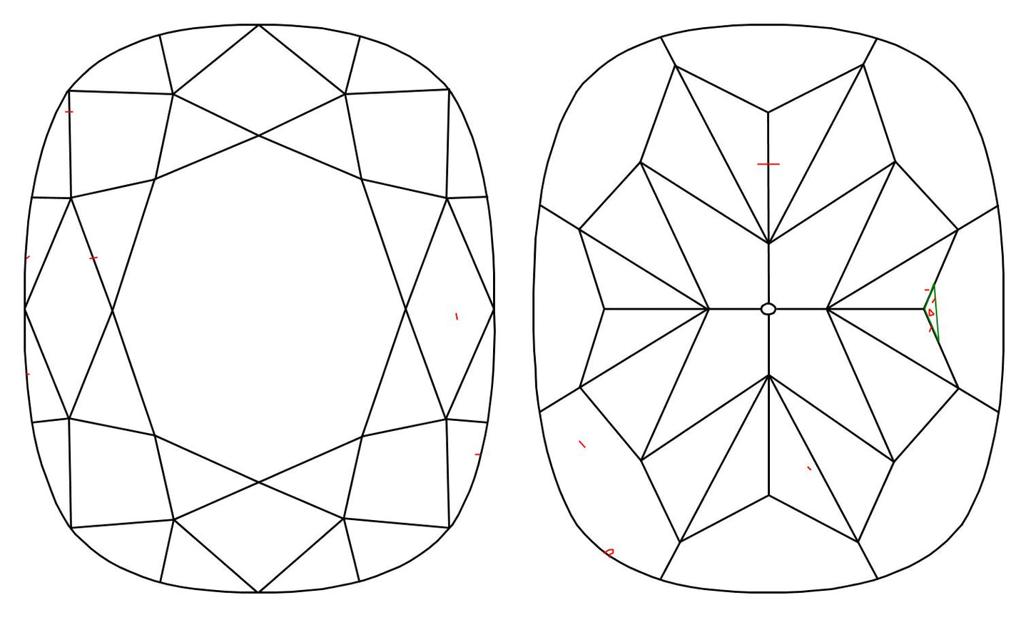 GIA 1 H-VVS1 Cushion Diamond