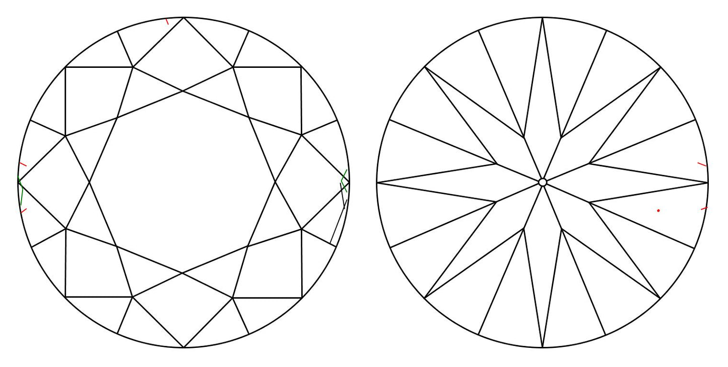 GIA 1.32 K-VVS2 Round Diamond