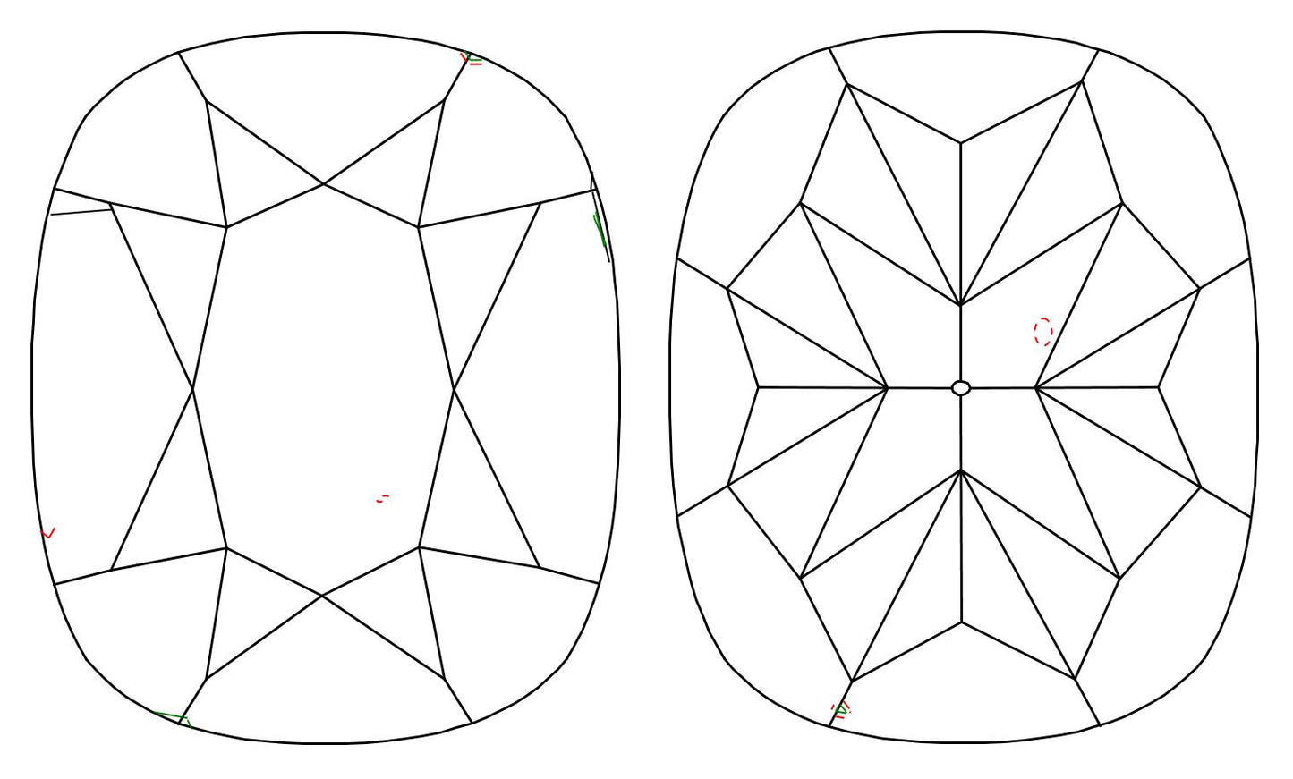 GIA 2.12 O-P-VVS2 Cushion Diamond