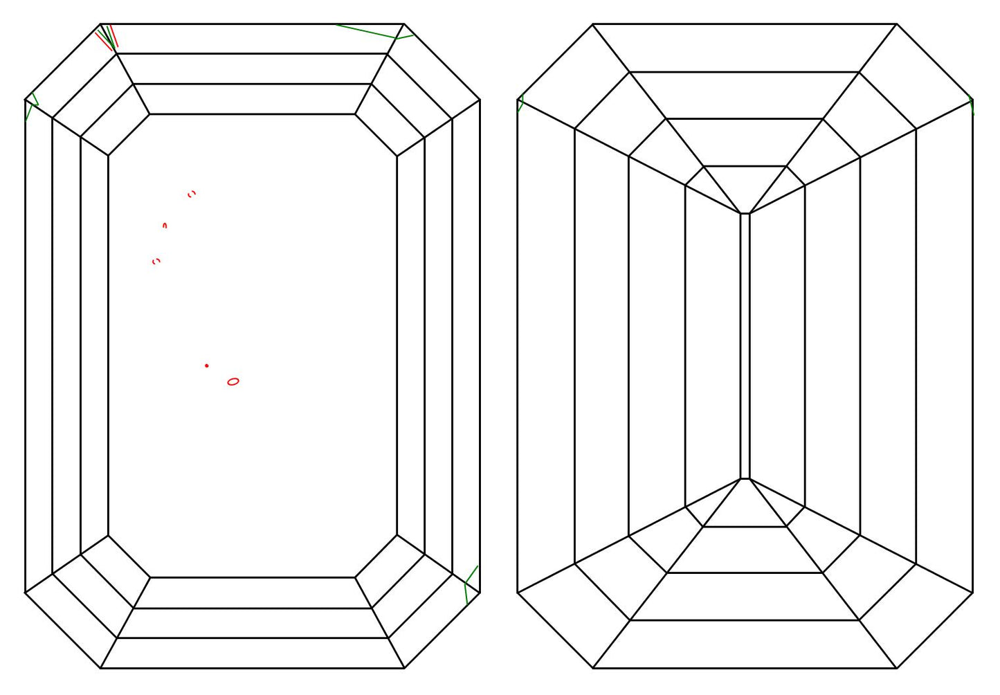 GIA 10.01 N-VS1 Emerald Diamond