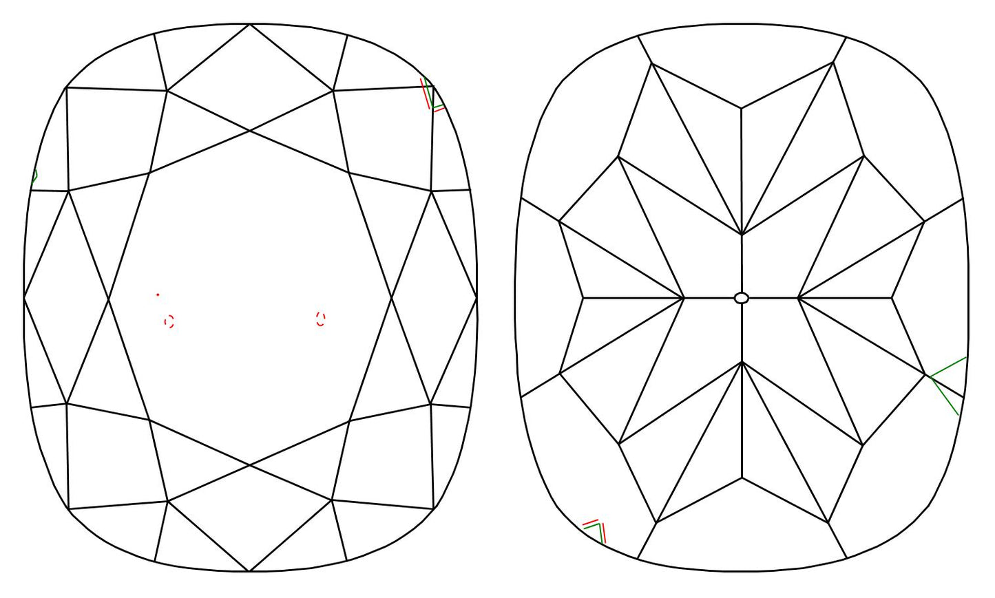 GIA 2.07 U-V-VS2 Cushion Diamond