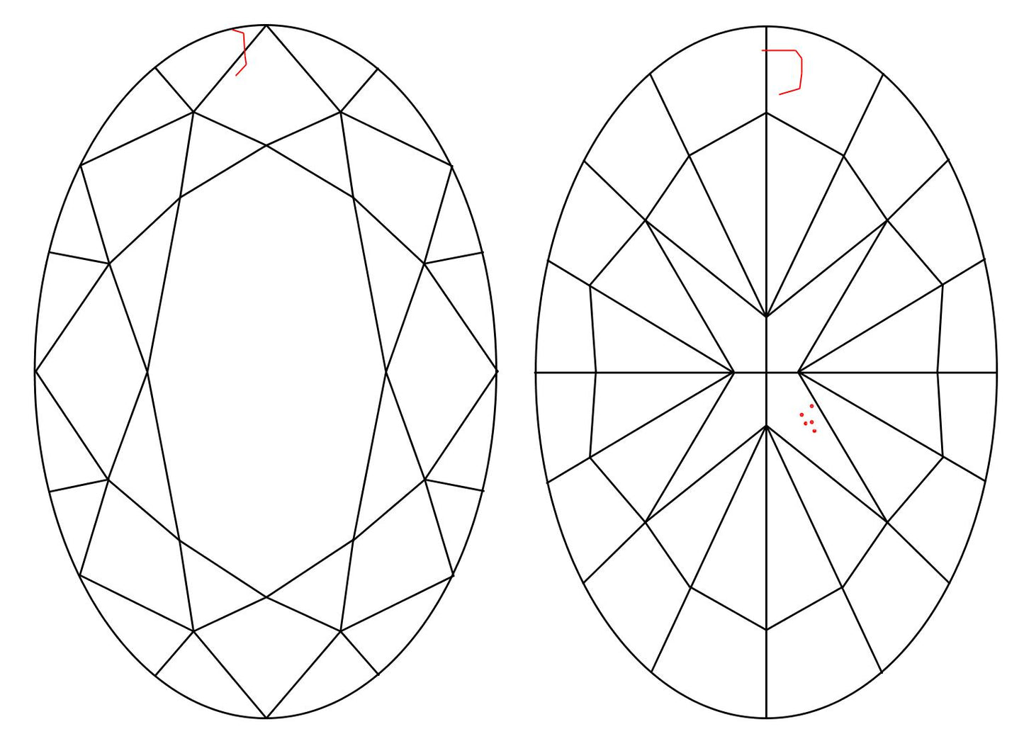 GIA 1.08 W-X-VS1 Oval Diamond