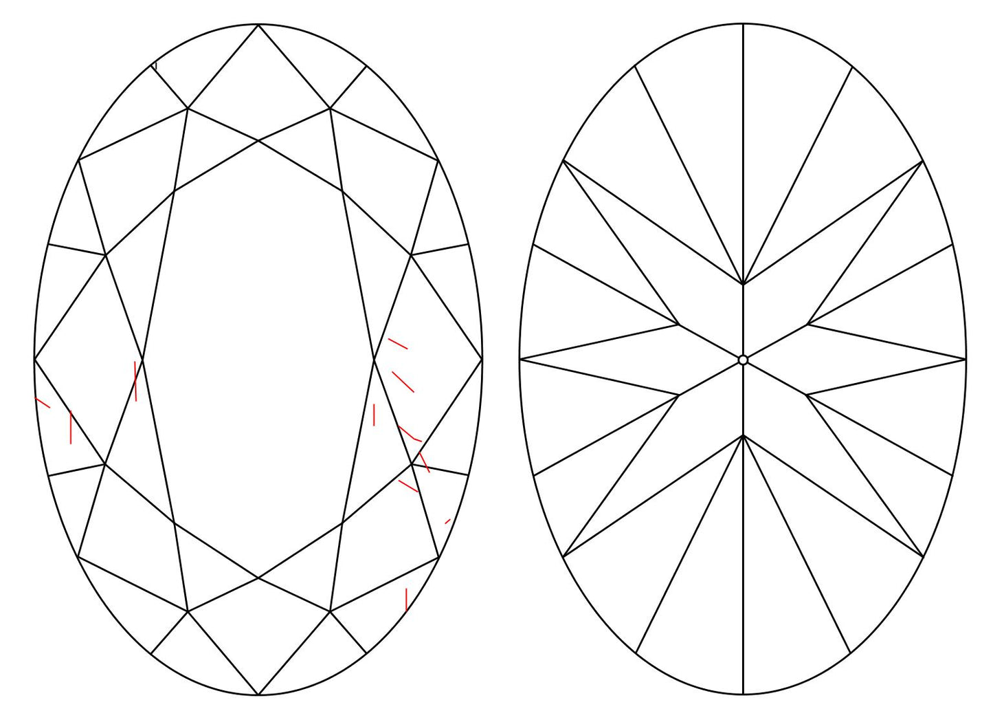 GIA 5.01 E-VS1 Oval Diamond
