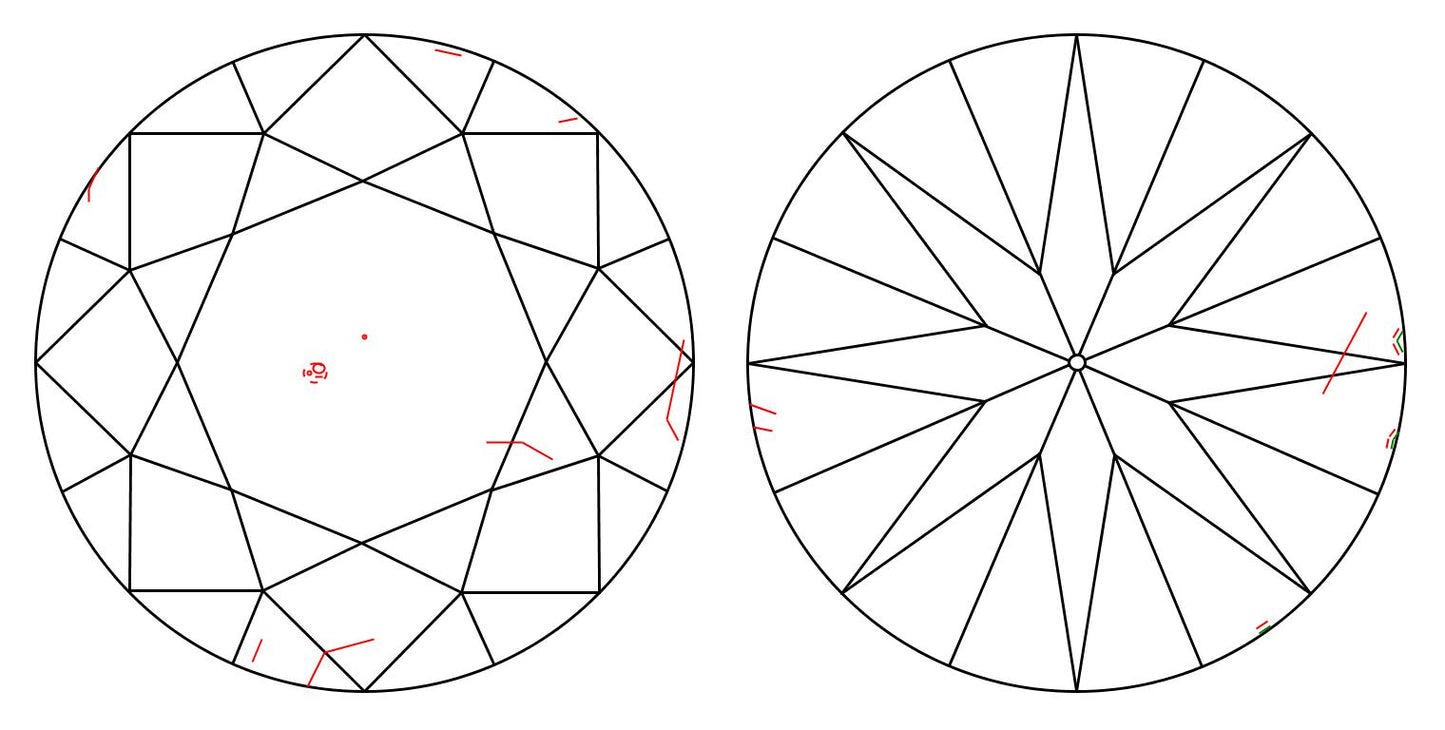 GIA 1 G-SI1 Round Diamond