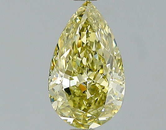 GIA 1.05 Fancy Brownish Greenish Yellow-SI1 Pear Diamond