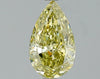 GIA 1.05 Fancy Brownish Greenish Yellow-SI1 Pear Diamond
