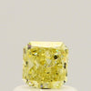 GIA 0.44 Fancy Yellow-VS1 Radiant Diamond