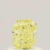 GIA 0.54 Fancy Yellow-VS1 Radiant Diamond